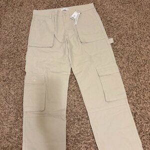 ASOS Design Cargo Pants Waist 36" Length 32" Carpenter Style Wide Leg Casual NWT
